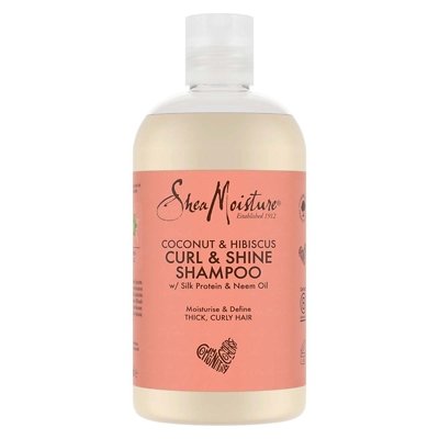 SHEA MOISTURE - Curl & Shine Shampoo with Coconut & Hibiscus - 385mL
