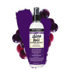 AUNT JACKIE'S - Shine Boss Refreshing Sheen Mist for Natural Hair, Curls, Coils & Hair - 4oz