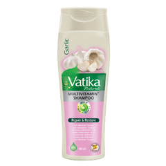 VATIKA NATURALS - Multivitamin Shampoo Garlic for Restore n Repair - 400mL