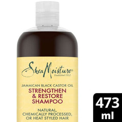 SHEA MOISTURE - Strengthen & Restore Shampoo with Jamaican Black Castor Oil - 473mL